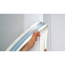   SEMIN EXTRA széles, aluminium csíkkal erősített, állítható szögű papírélvédő, 80 mm széles, 30 m hosszú tekercsben